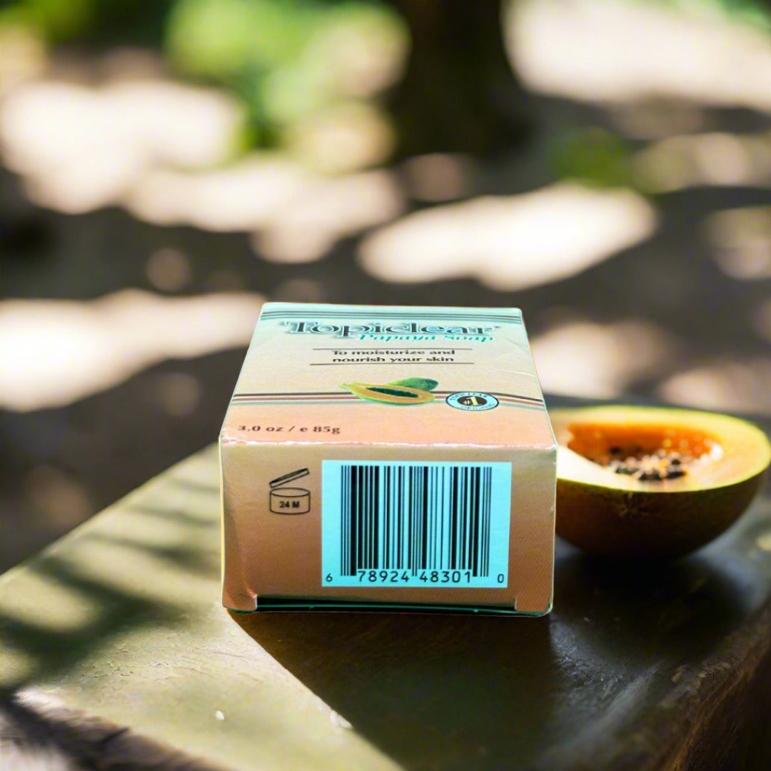 Topiclear Papaya Moisturizing Nourishing Soap 85G - Premium Beauty Product
