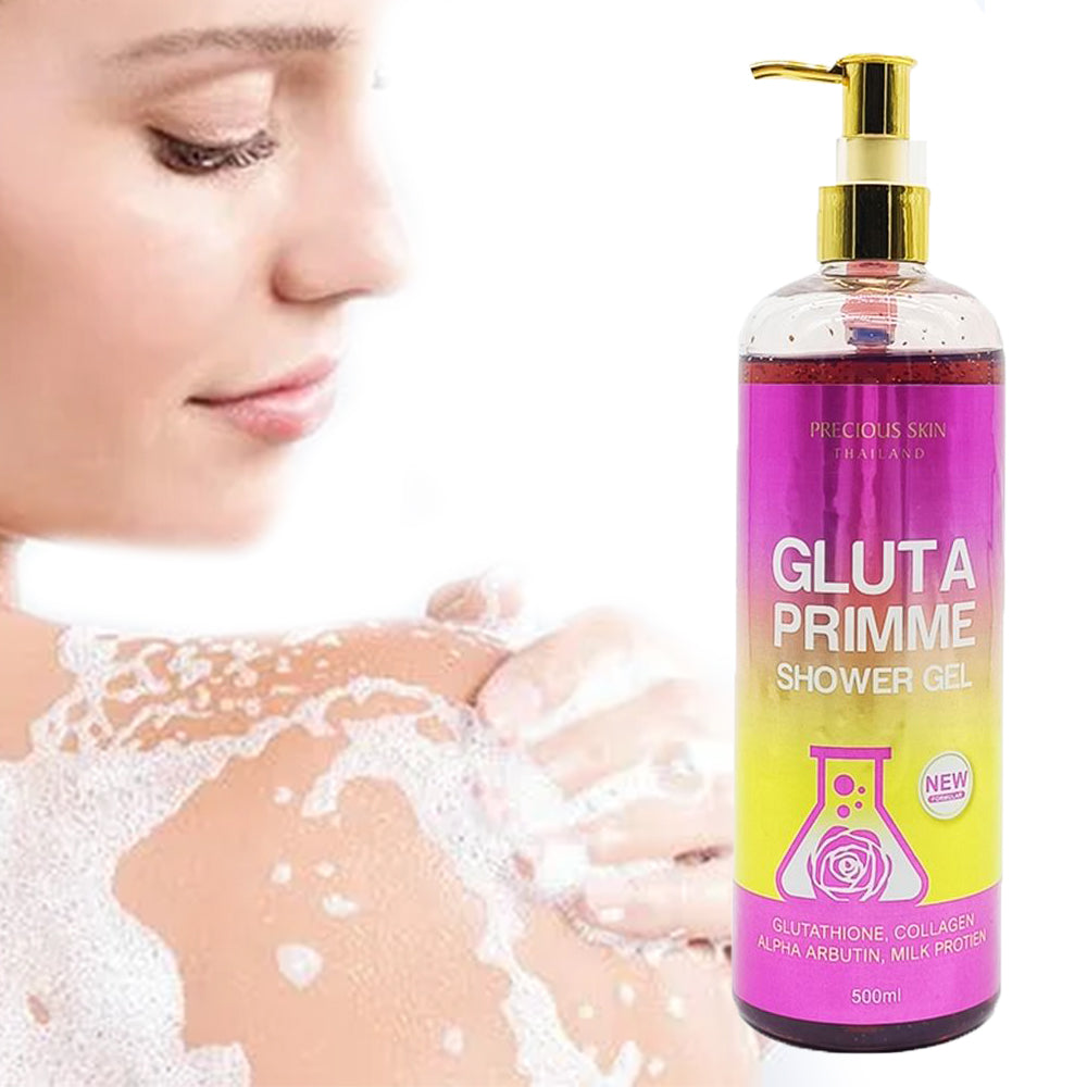 Gluta Primme Shower Gel Brightening Moisturizing Body Wash 5 - Premium Beauty Product