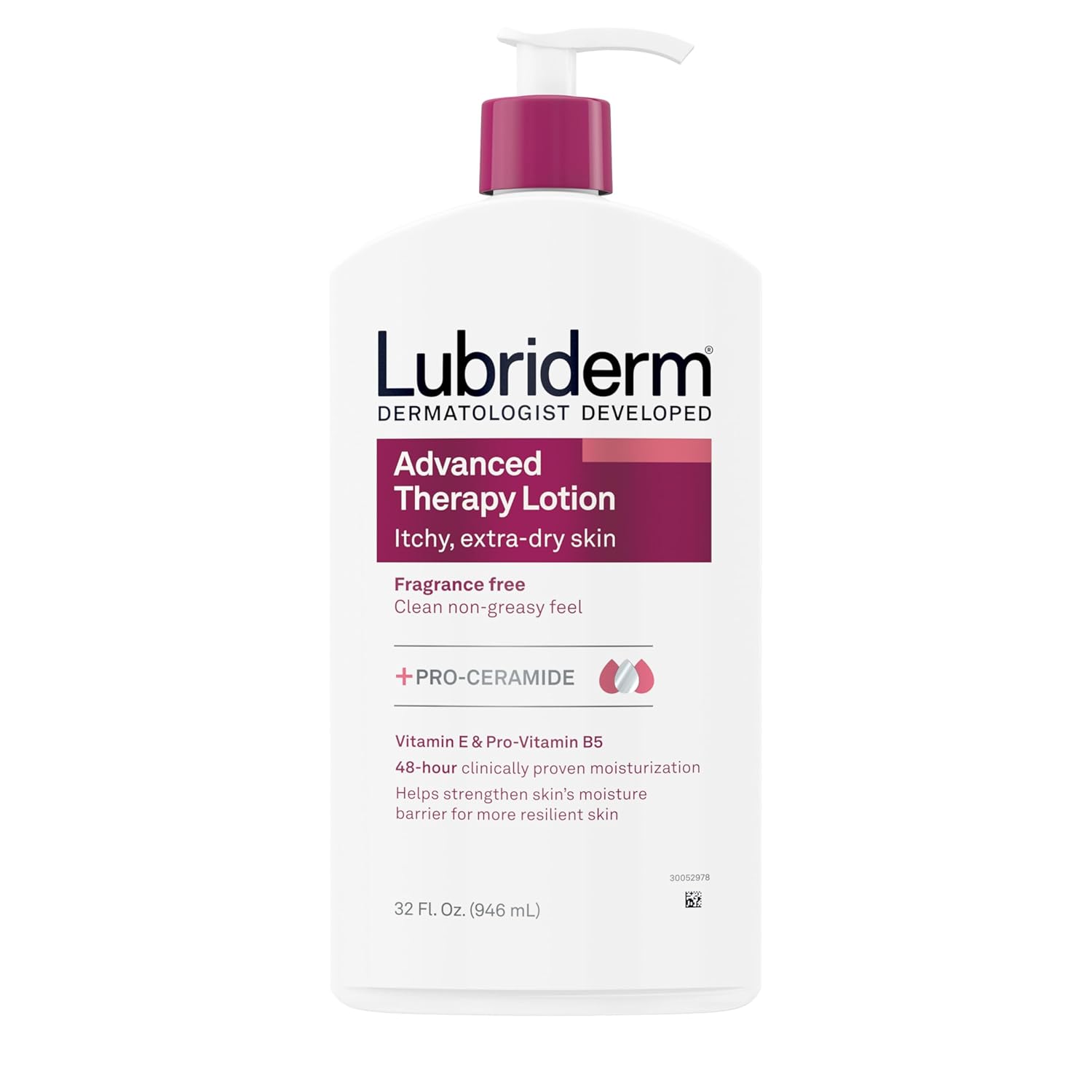 Lubriderm Advanced Therapy Lotion Extra-Dry Skin 16 oz #4832 - Premium Beauty Product