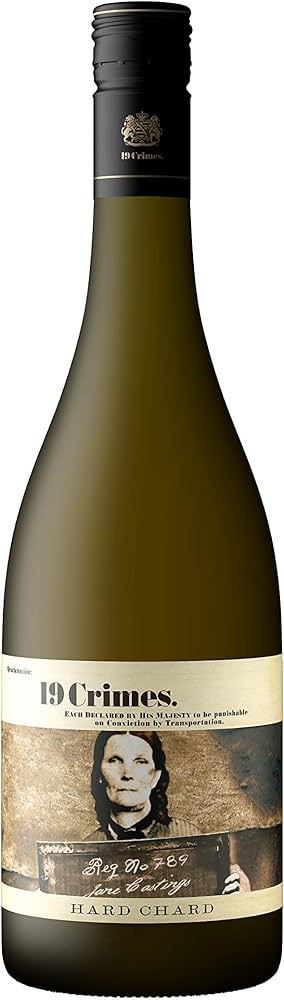 NV 19 Crimes Hard Chard, South Eastern Australia (750ml)