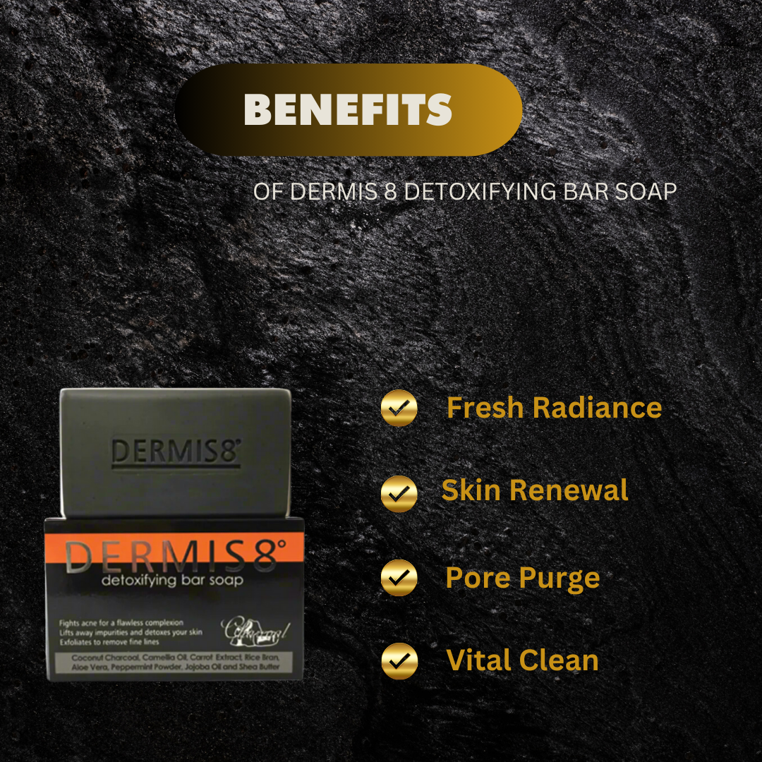 Dermis 8 Detoxifying Bar Soap - Premium Beauty Product