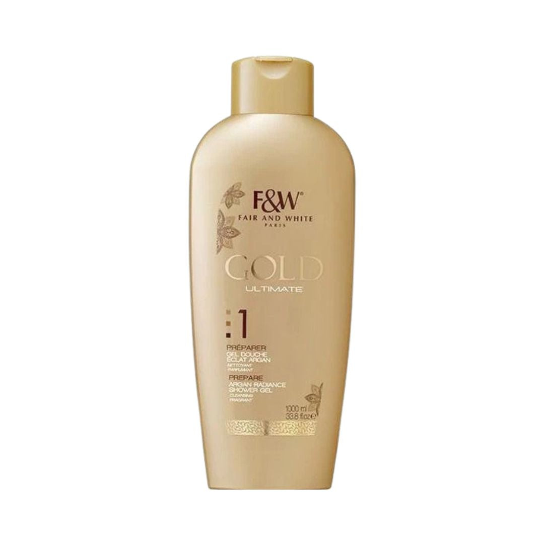 Fair & White ARGAN RADIANCE BODY WASH | GOLD 1000ml | 33.8fl - Premium Beauty Product
