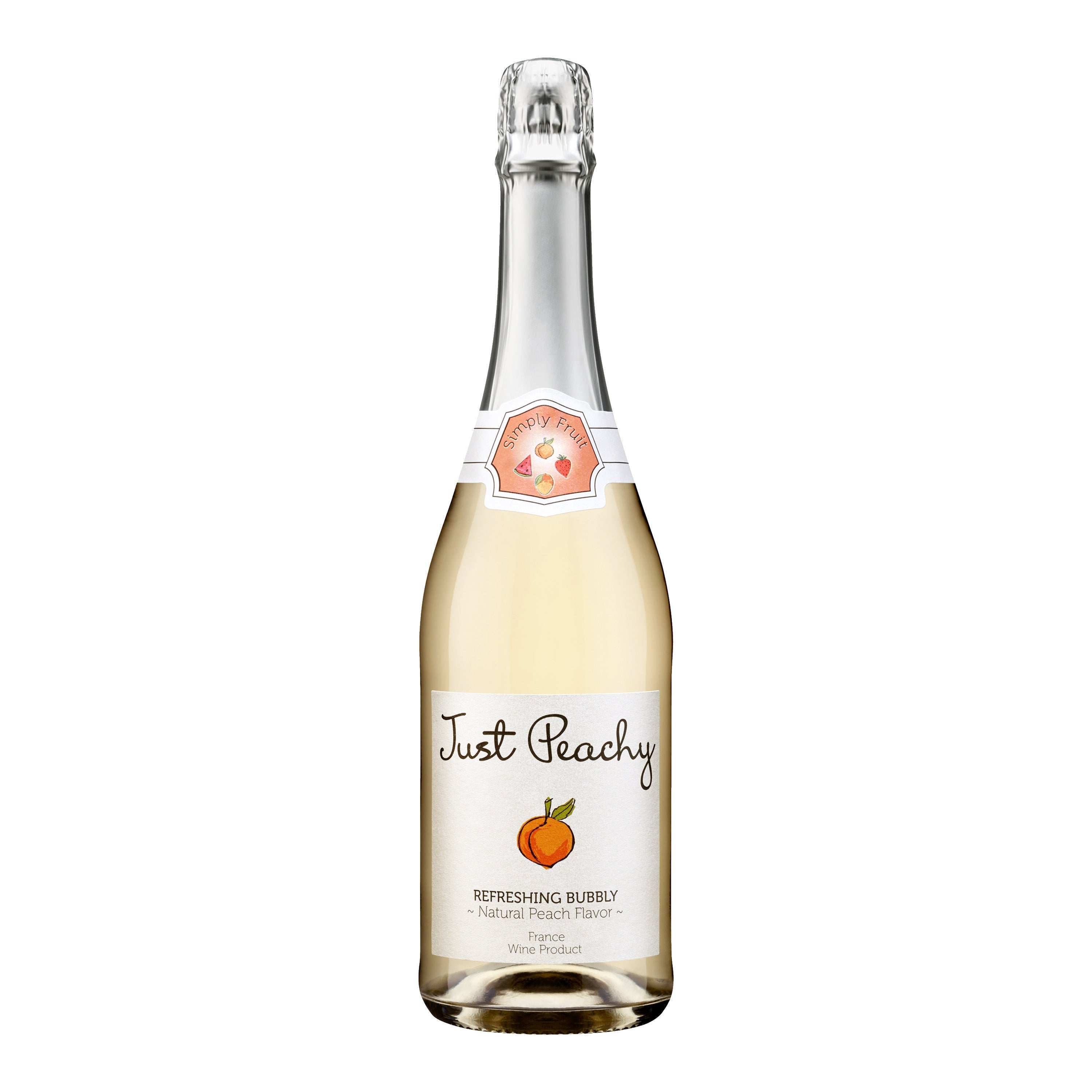 NV Just Peachy Refreshing Bubbly, France (750ml)