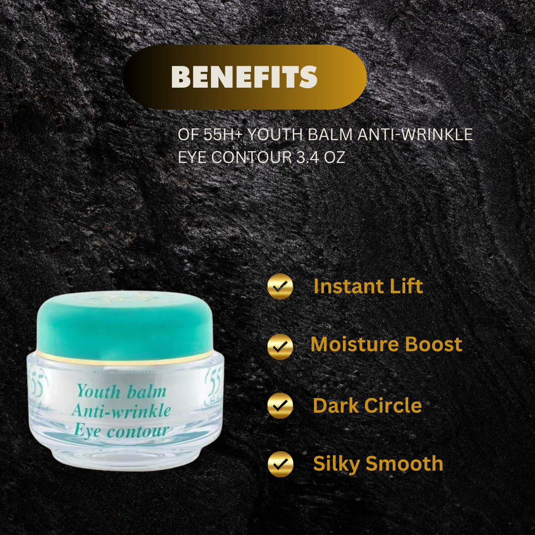 55H Youth Balm Anti Wrinkle Eye Lip Contour 3 4 Oz - Premium Beauty Product