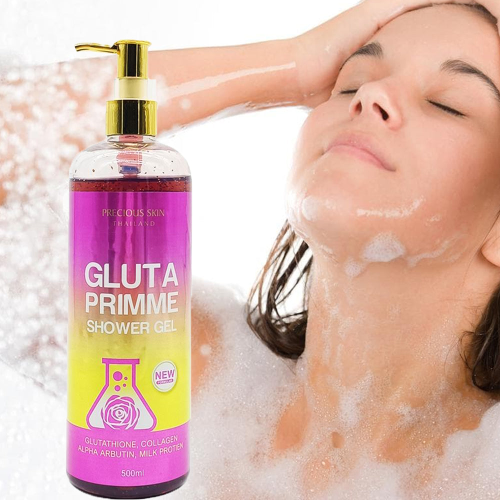 Gluta Primme Shower Gel Brightening Moisturizing Body Wash 5 - Premium Beauty Product