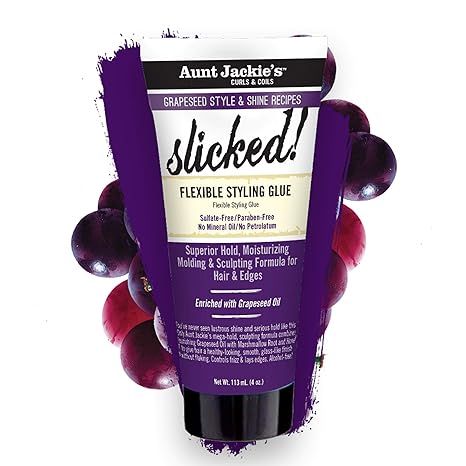 Aunt Jackies Slicked Flexible Styling Glue 4 Oz - Premium Beauty Product