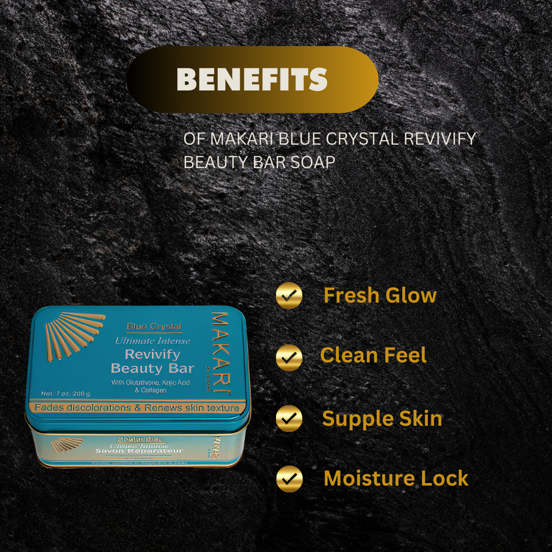 Makari Blue Crystal Revivify Beauty Bar Soap - Premium Beauty Product