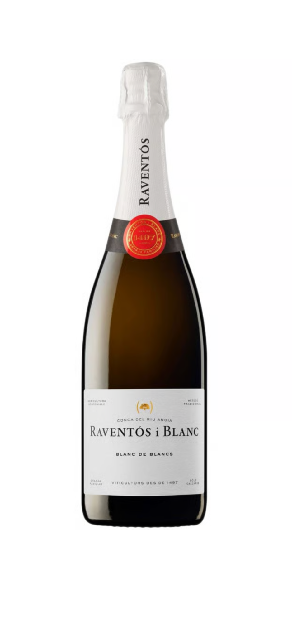 2023 Raventos I Blanc 'Blanc de Blancs' Espumoso Conca del Riu de Arnoia, Catalonia, Spain (750ml)