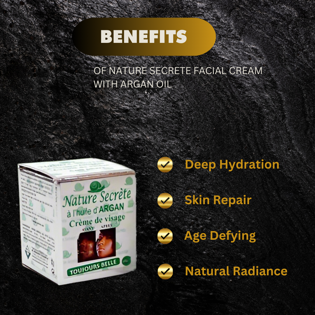 Nature Secrete Facial Cream With Pure Argan Oil 40 G - Premium Beauty Product