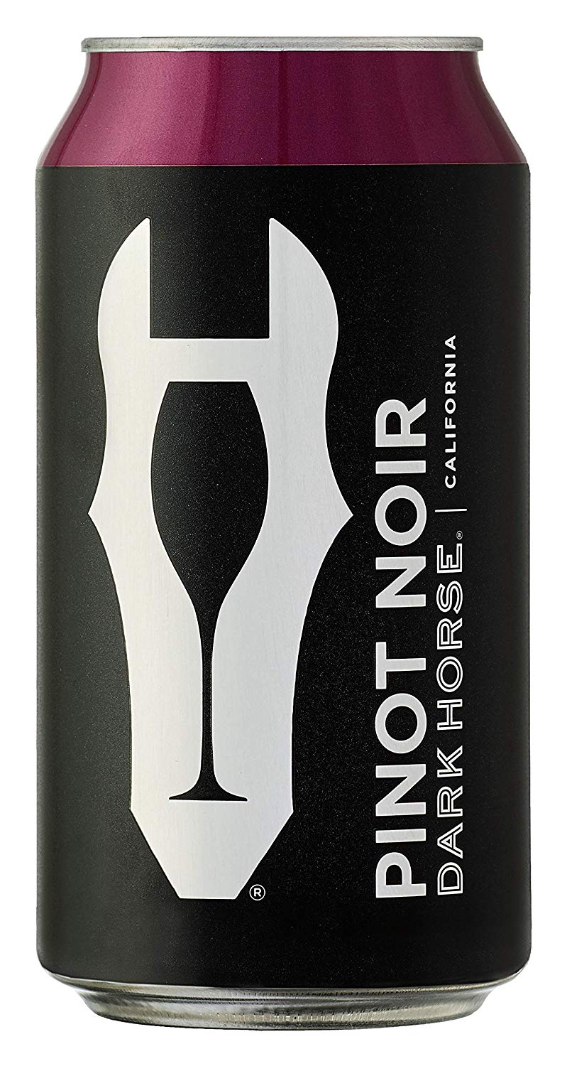 NV Dark Horse Pinot Noir, California, USA (12 pk cans, 375ml)