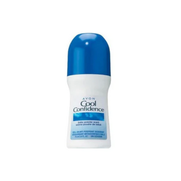 Avon Cool Confidence Baby Powder Roll-On Deodorant 2.6 oz - Premium Beauty Product