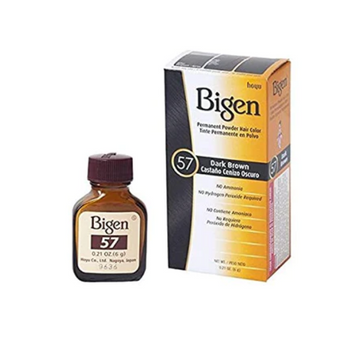 Bigen Hair Color Dark Brown #57  0.21 oz / 6g - Premium Beauty Product