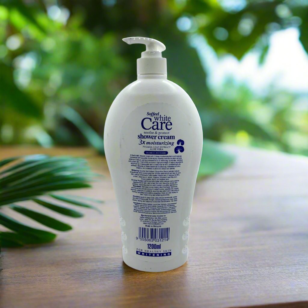 Soffeel White Care Soothe Protect Shower Cream 1200Ml - Premium Beauty Product