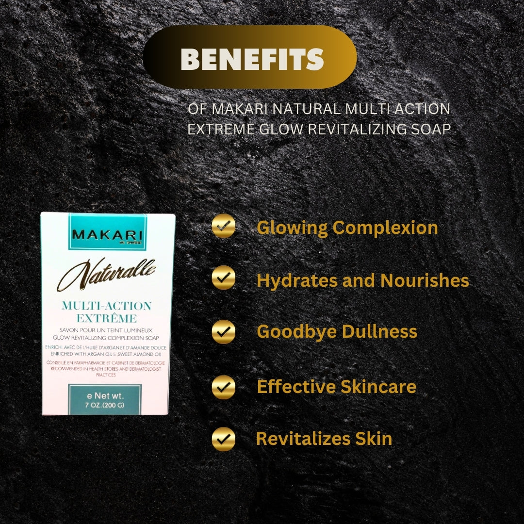 Makari Natural Multi Action Extreme Glow Revitalizing Soap 2 - Premium Beauty Product