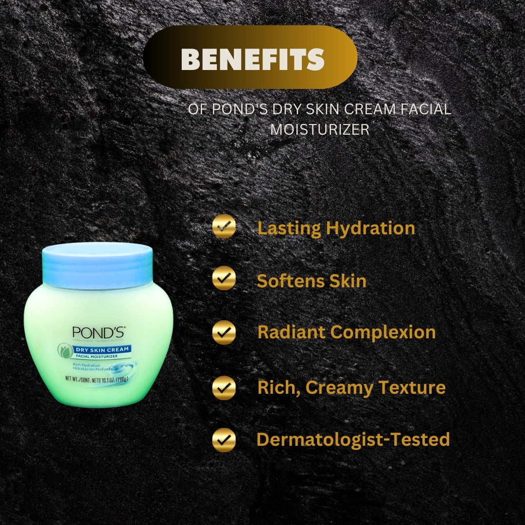 Ponds Dry Skin Cream Facial Moisturizer 286G 10 1 Oz - Premium Beauty Product