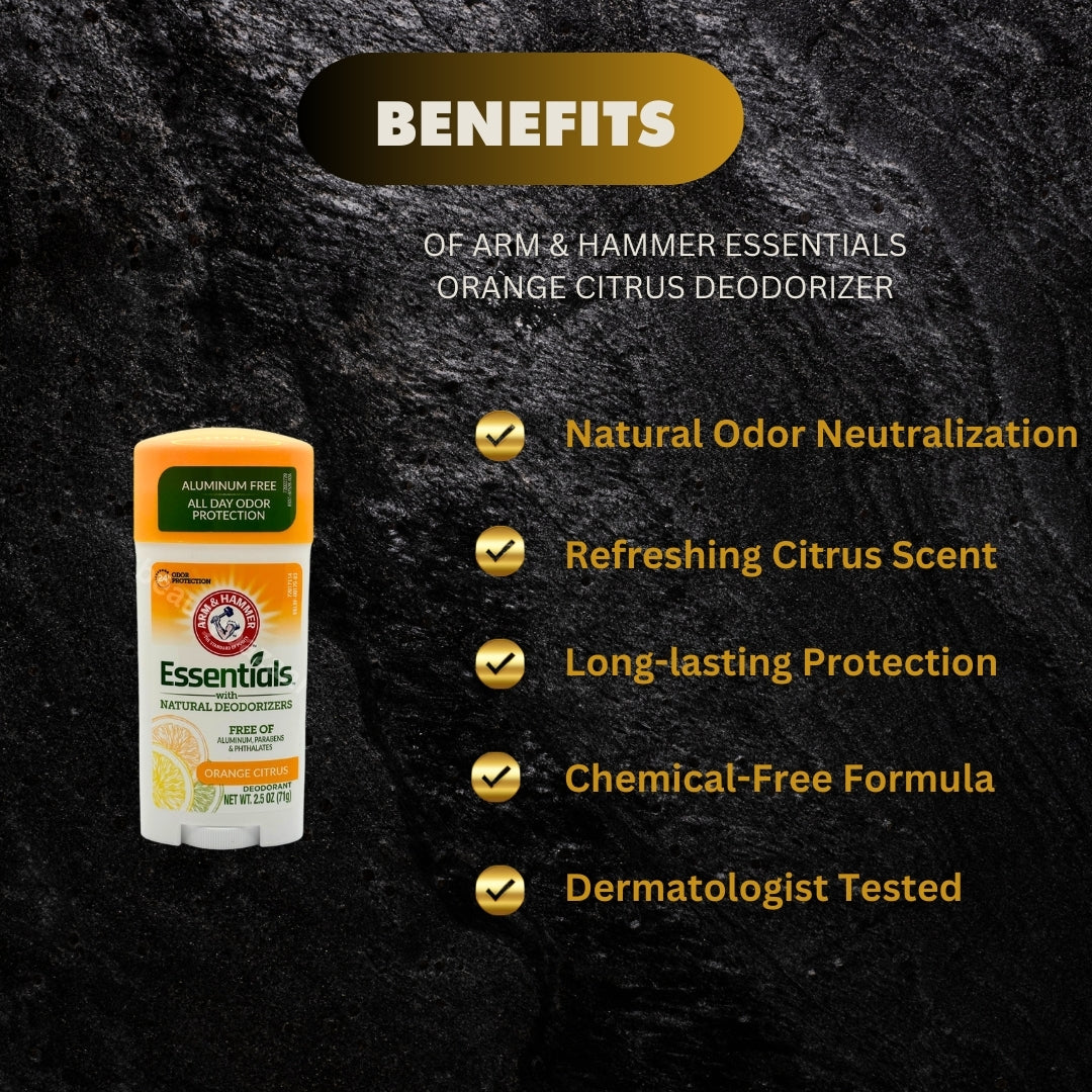 Arm Hammer Essentials Orange Citrus 71G - Premium Beauty Product