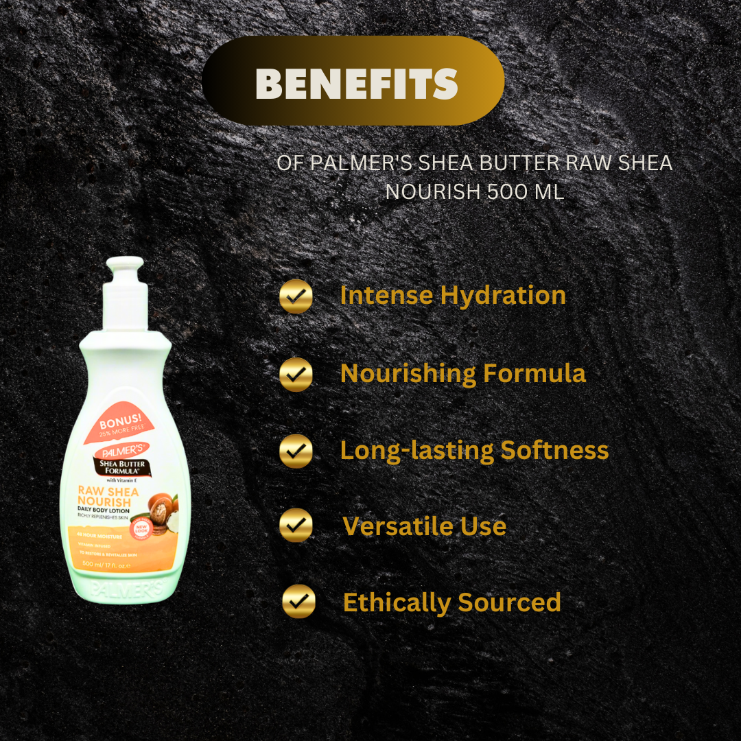 Palmers Shea Butter Raw Shea Nourish 500 Ml - Premium Beauty Product