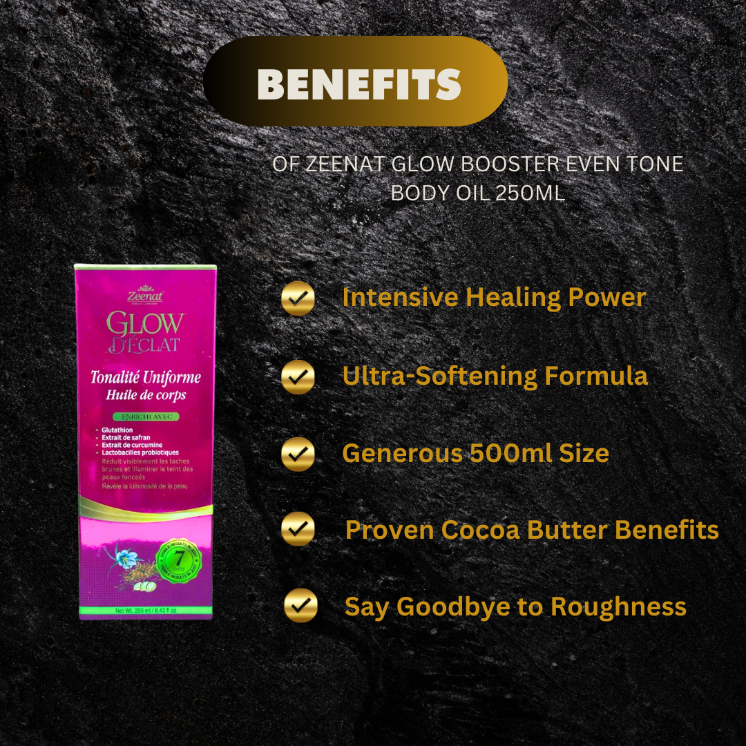 Zeenat Glow Booster Even Tone Body Oil 250Ml - Premium Beauty Product