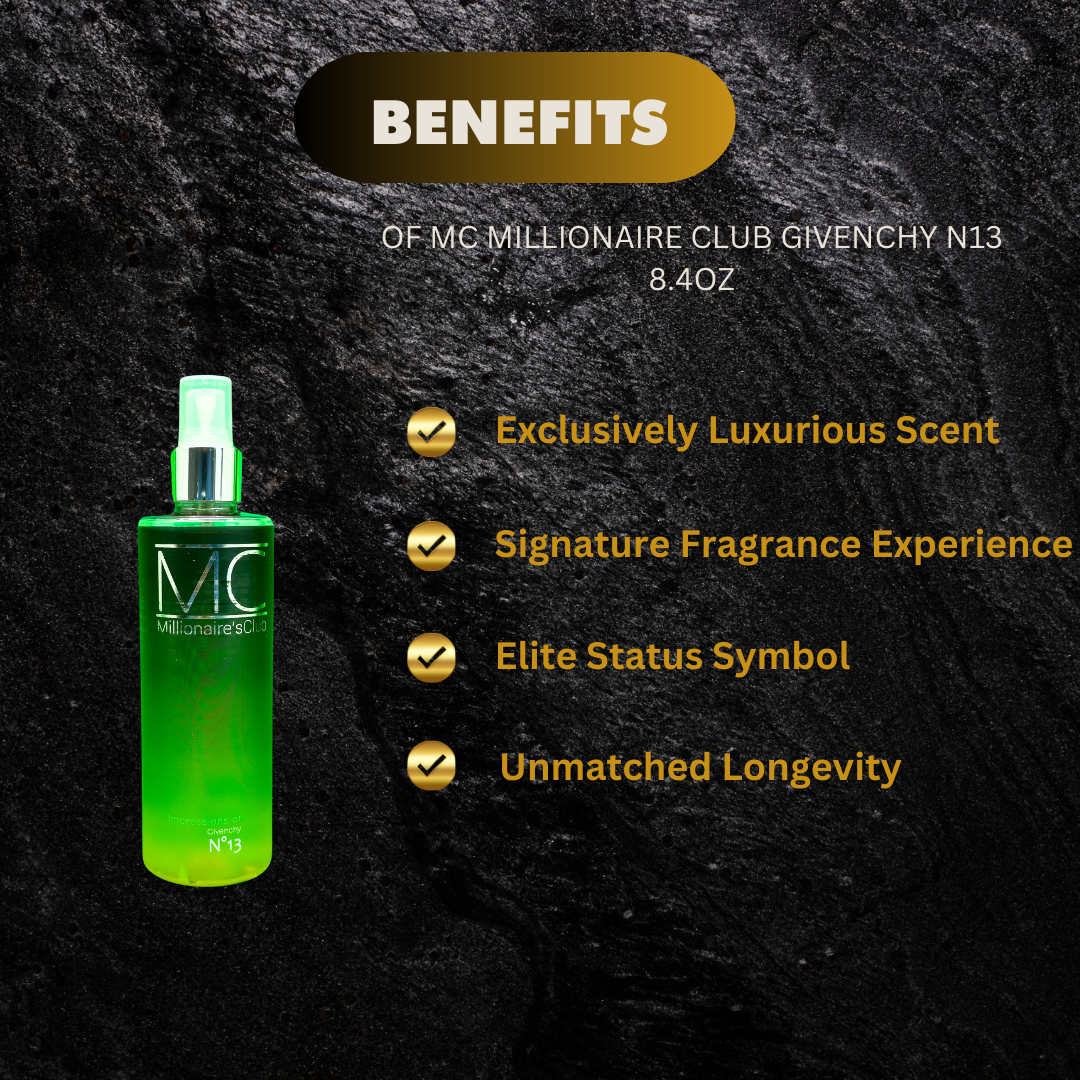 Mc Millionaire Club Givenchy N13 8 4Oz - Premium Beauty Product