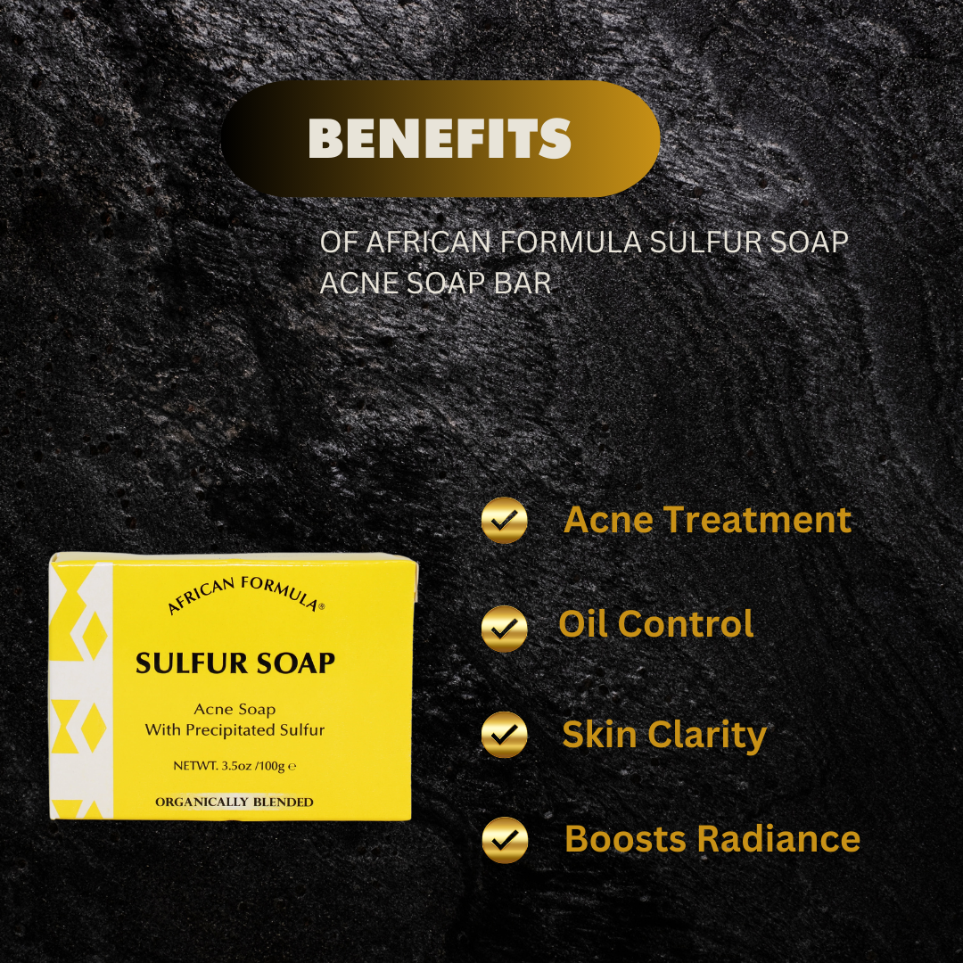 African Formula Sulfur Soap Acne Soap Bar 3 5 Oz - Premium Beauty Product