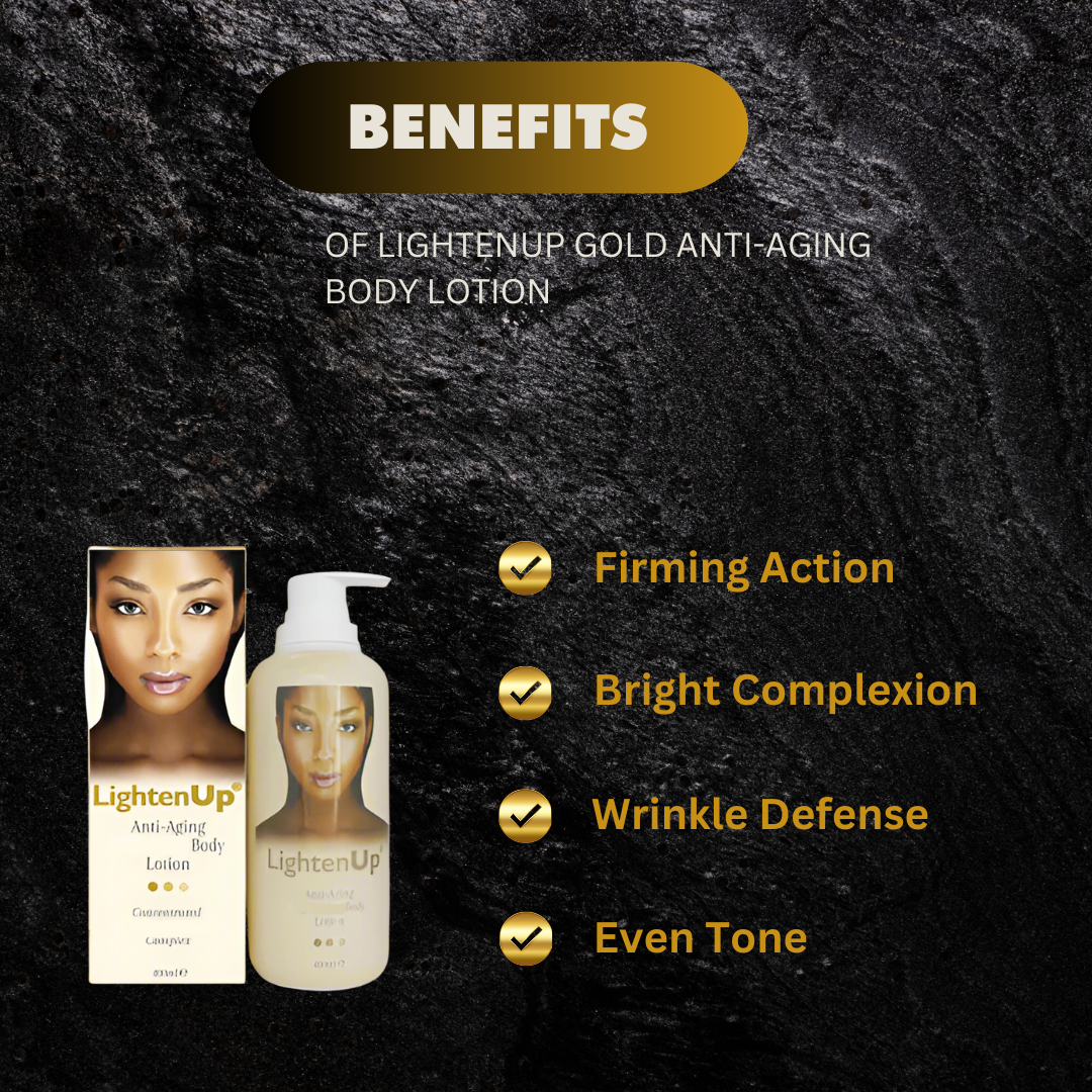 Lightenup Gold Anti Aging Body Lotion 400 Ml - Premium Beauty Product