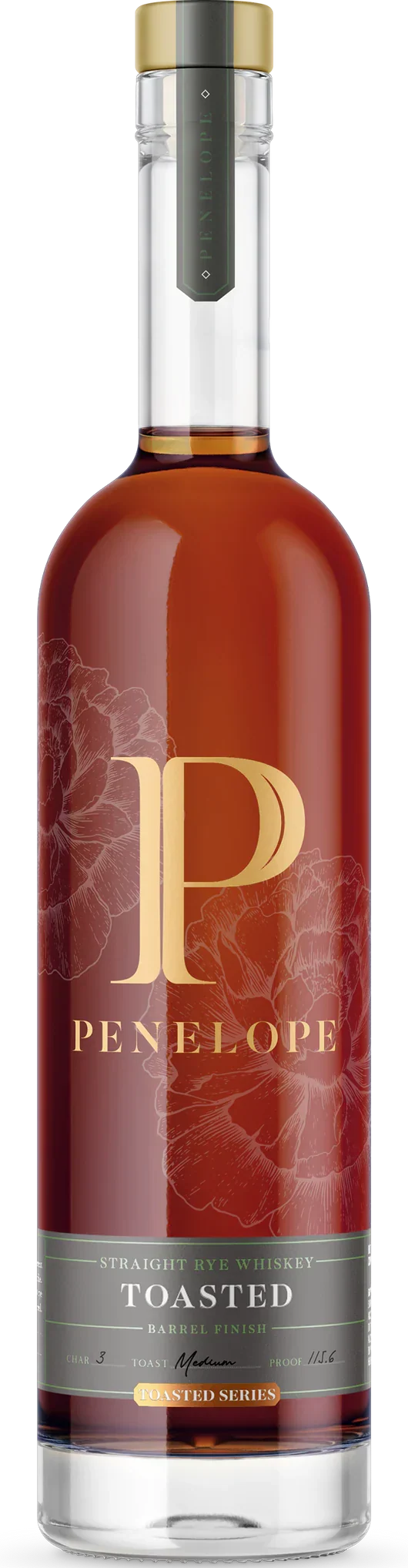 Penelope Toasted Barrel Finish Straight Rye Whiskey, USA (750ml)