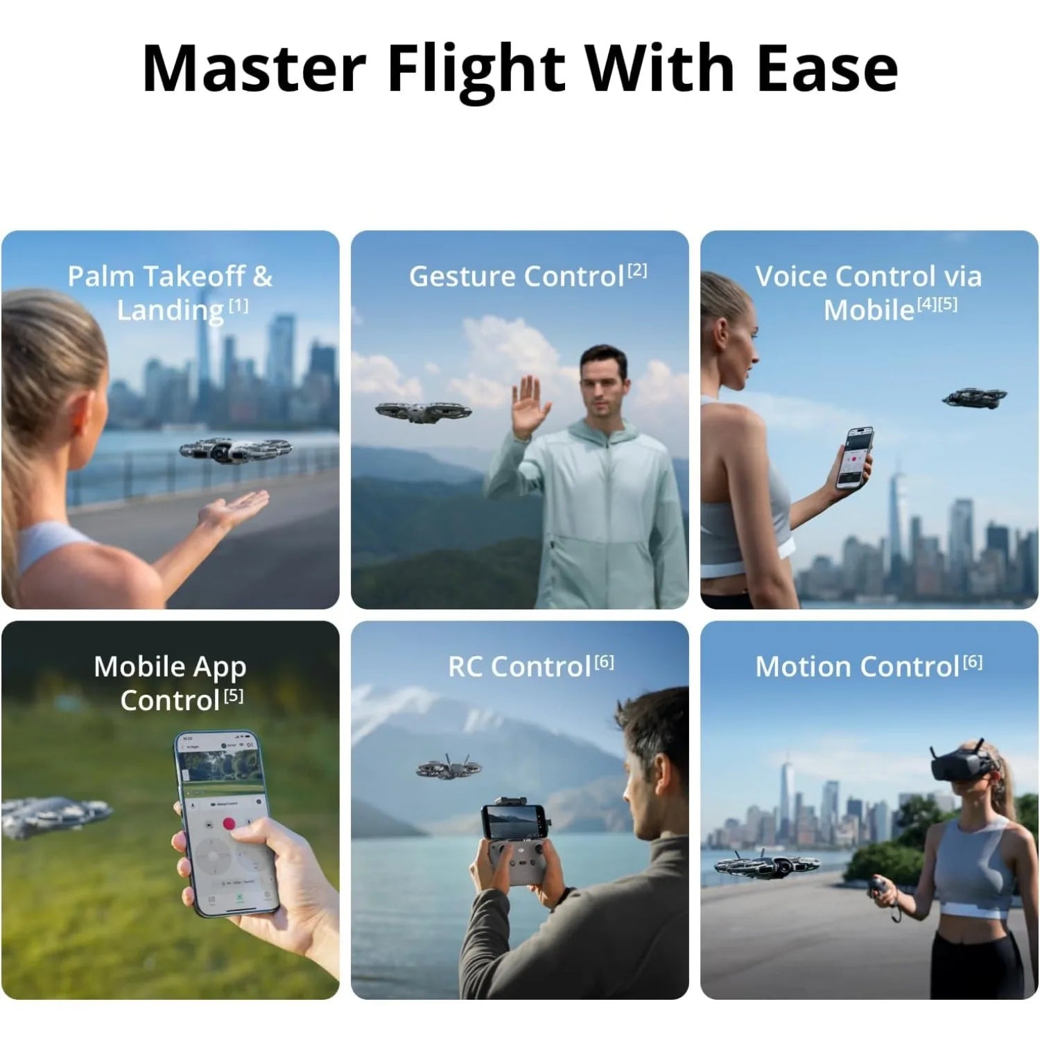 DJI Neo 2 Fly More Combo w/ RC-N3, 4K Camera Drone for Beginners, Stable Digital Transmission, 3 Batteries