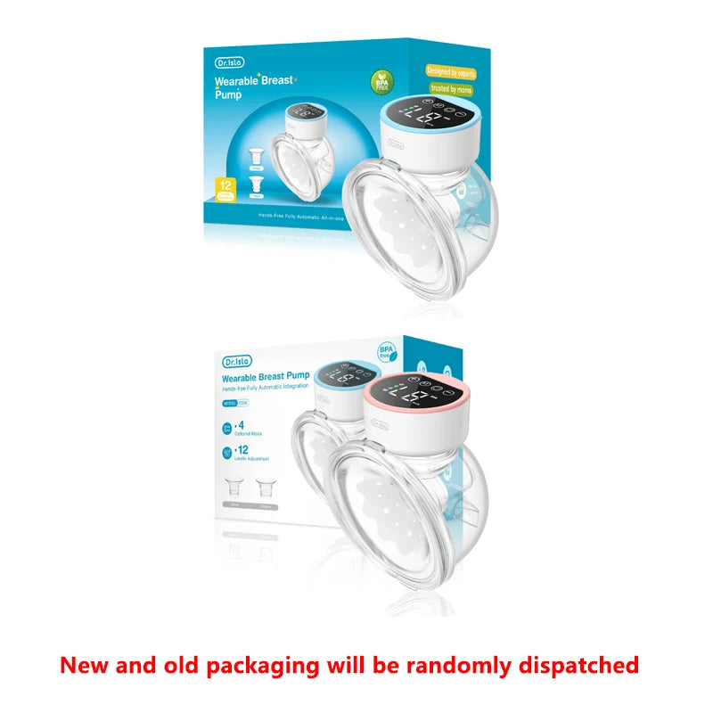 MAMIJOY Electric Breast Pumps With 19/24mm Flange Portable Hands Free Wearable Breast Pump Silent Comfort Breast Milk Extractor