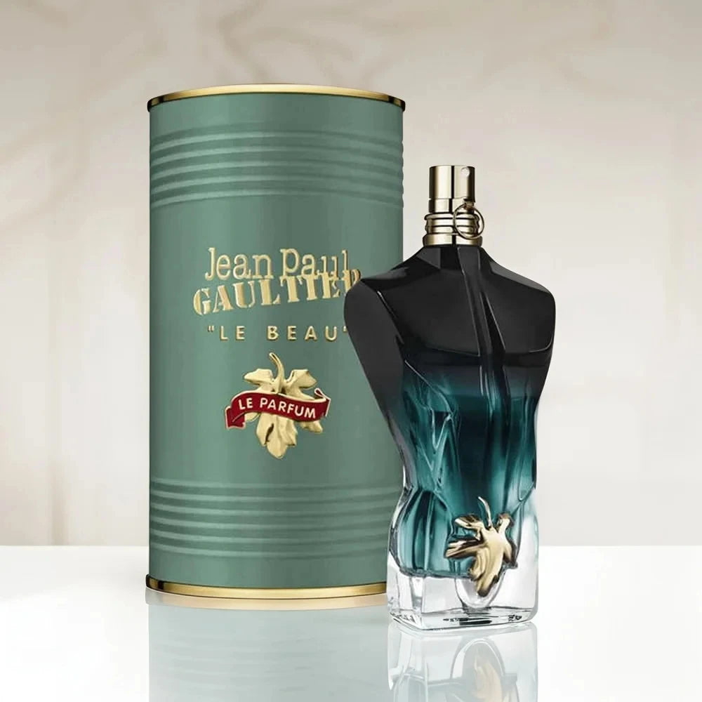 Jean Paul Gaultier Le Beau Le Parfum Intense for Men - Long Lasting Woody Amber Men's Cologne Eau de Parfum with Coconut Wood, Tonka Bean & Sandalwood - Designer Fragrance Spray