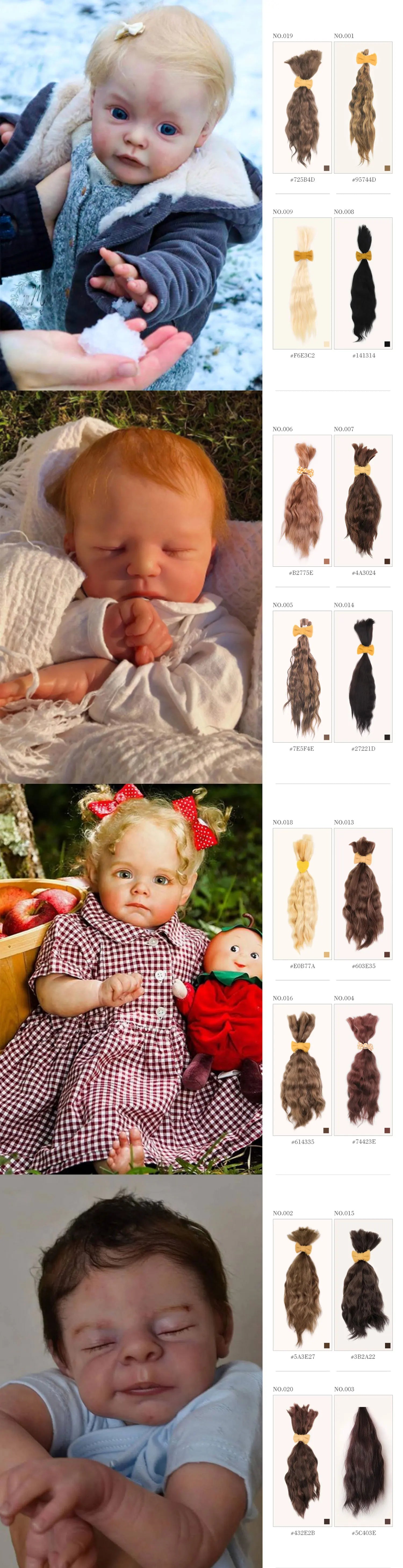 witdiy/23-26cm/mohair doll hair/organic hair/mohair hair bundles/Schengen hair/reborn doll wig/Blythe hair/mohair wig