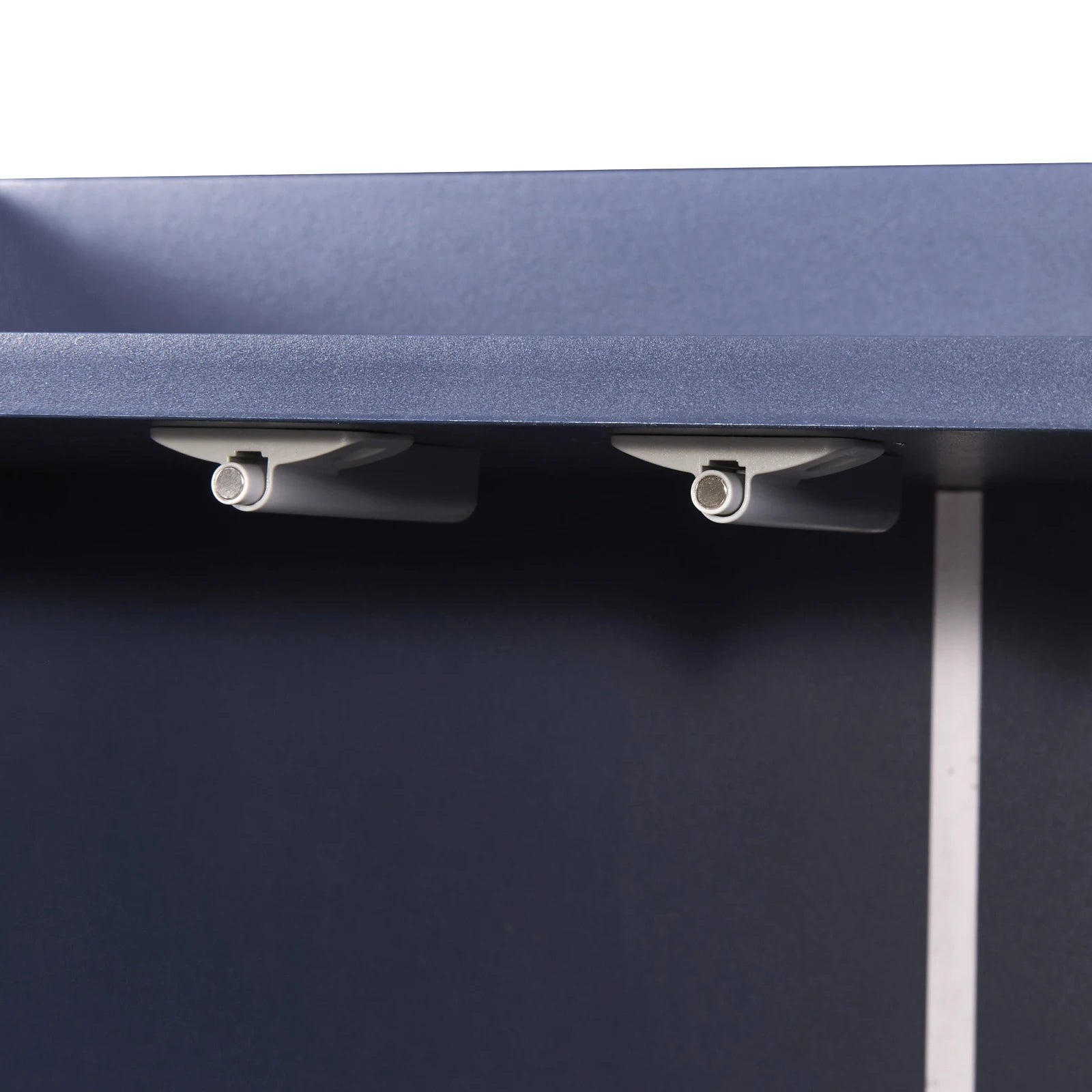 Comanlai 120x30x80cm Minimalist Sideboard, Chest of Drawers, Modern Buffet Cabinet, with 4 Doors, Metal Legs, Adjustable Shelf