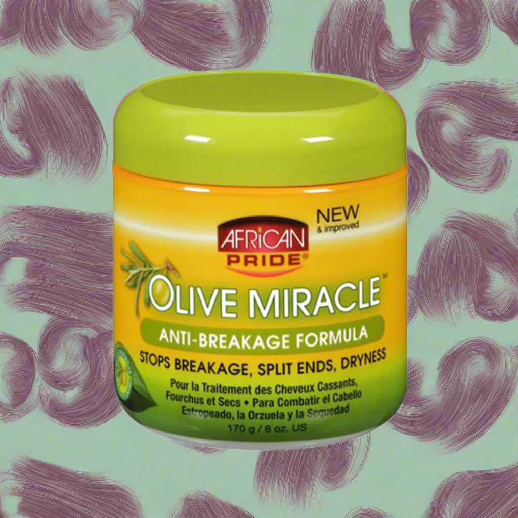 African Pride Olive Miracle ANTI-BREAKAGE CRÈME 6 oz - Premium Beauty Product