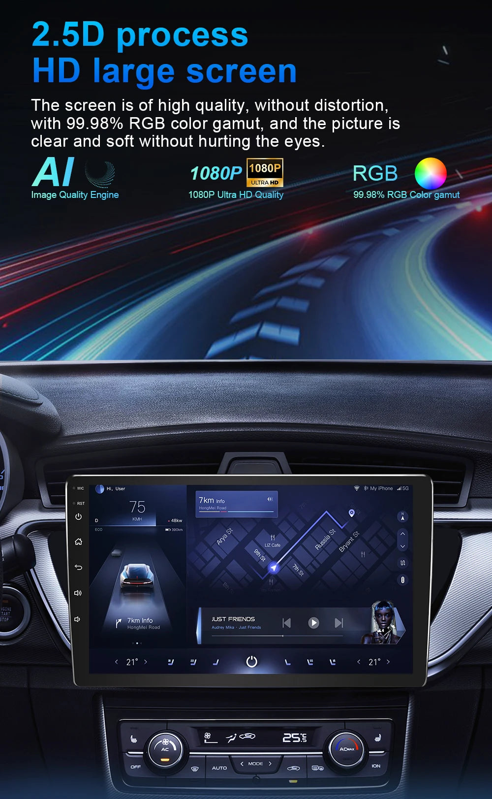 Auto Radio Android 15 Car For Hyundai Tucson 2 LM IX35 2009-2015 Multimedia Dash Cam Player Screen Navigation Head Unit No DVD