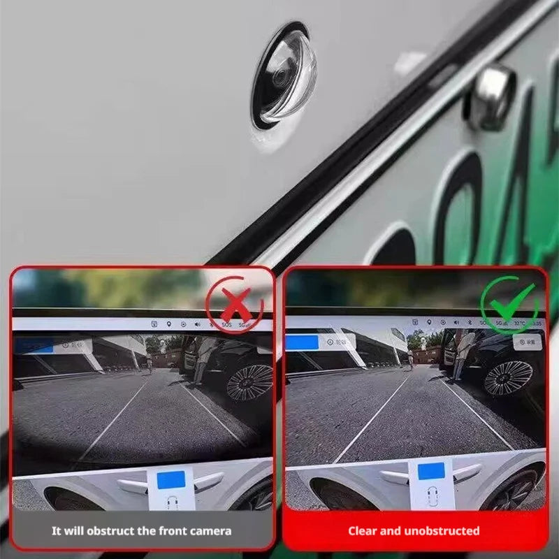 SEAMETAL Car Camera Protective Cover–Rainproof/Dustproof Anti-Gravel Scratch with High Clarity & 360° View HD Transparent Cover