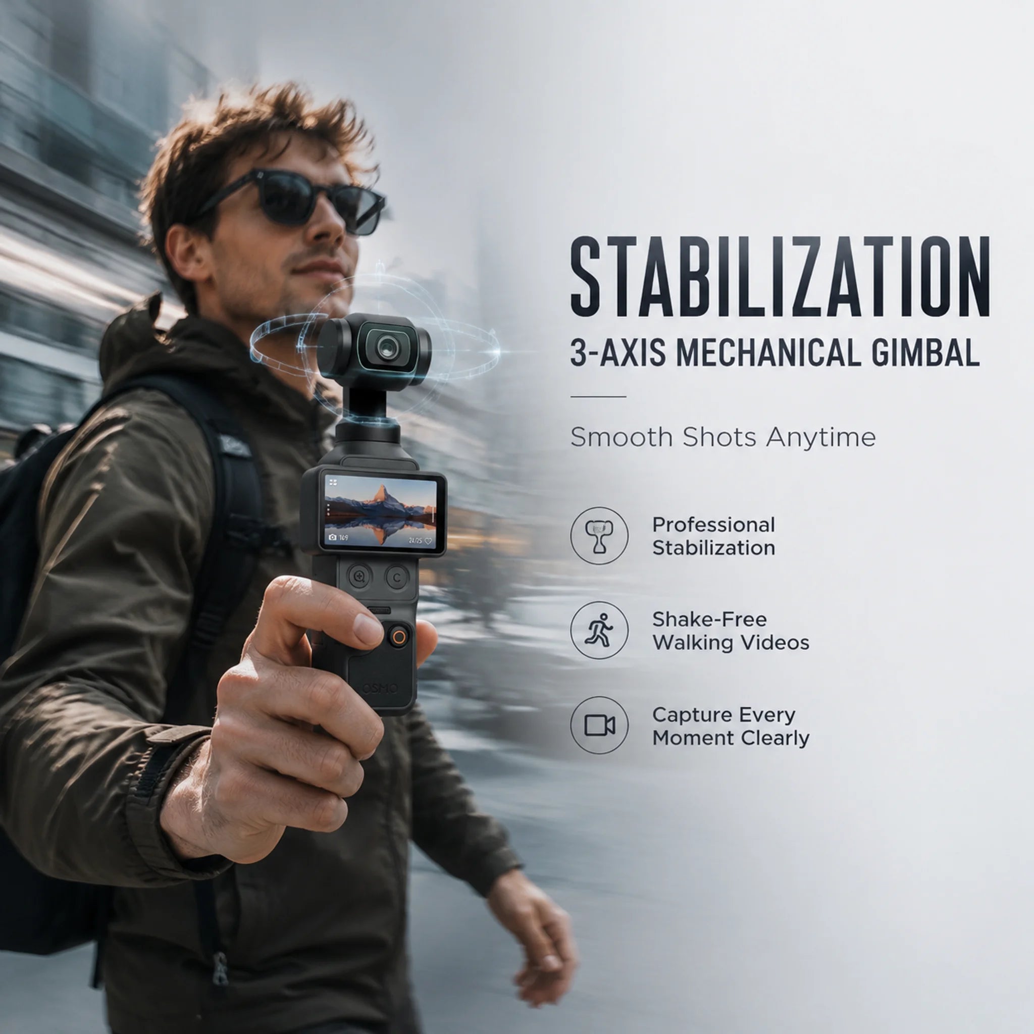 DJI Osmo Pocket 4 4K/6K Pocket Gimbal Camera 1-Inch Sensor 107GB Storage ActiveTrack 7.0 Vlog Camera