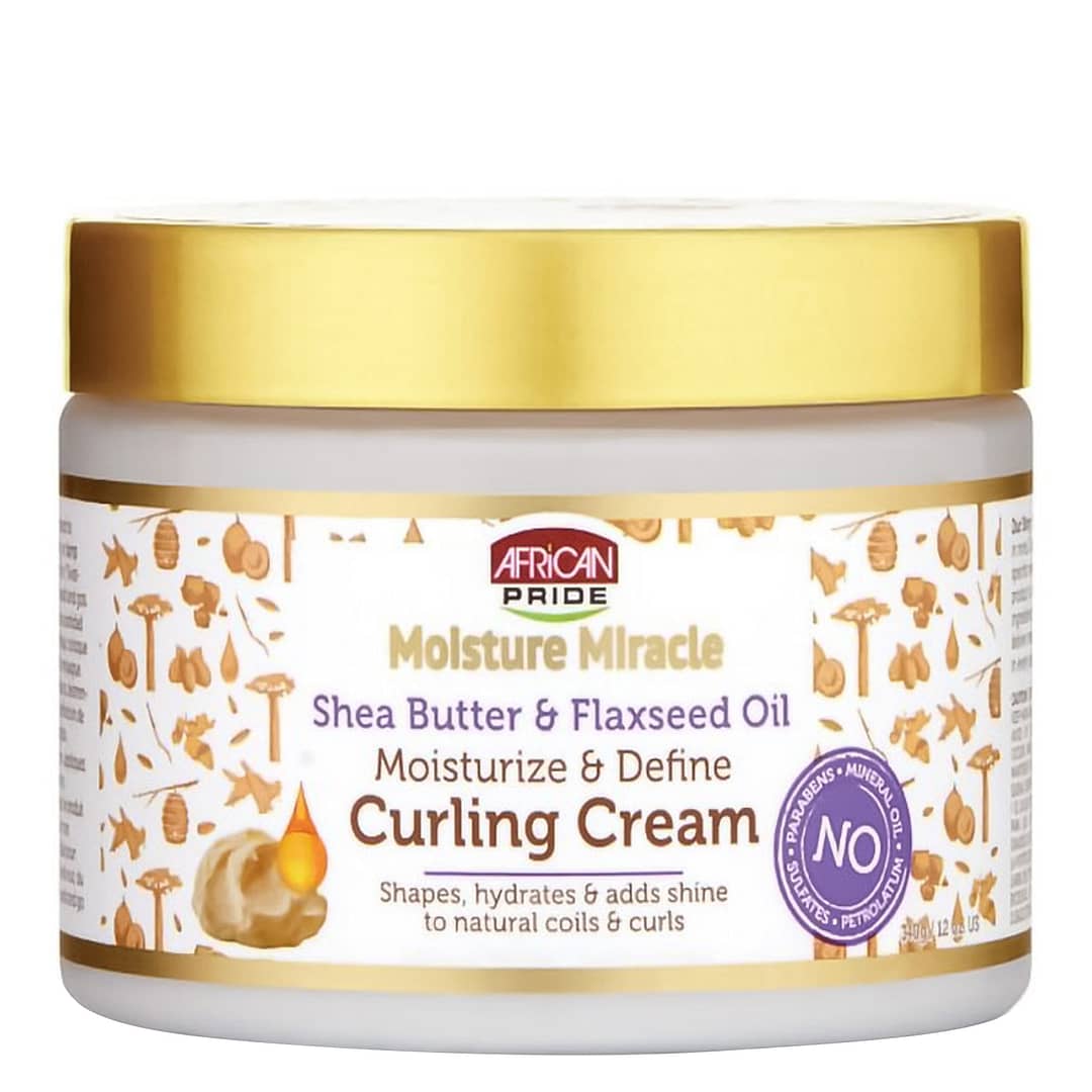 African Pride Moisture Miracle Shea & Flaxseed Oil Curling C - Premium Beauty Product