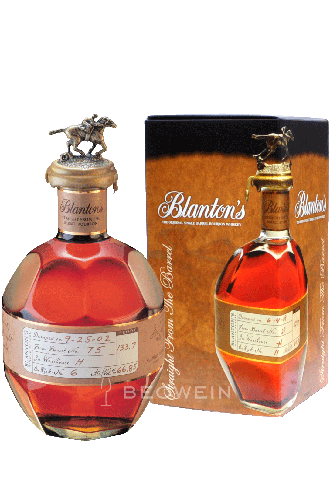 Blanton’s Straight from the Barrel Straight Bourbon Whiskey, Kentucky, USA (750ml)