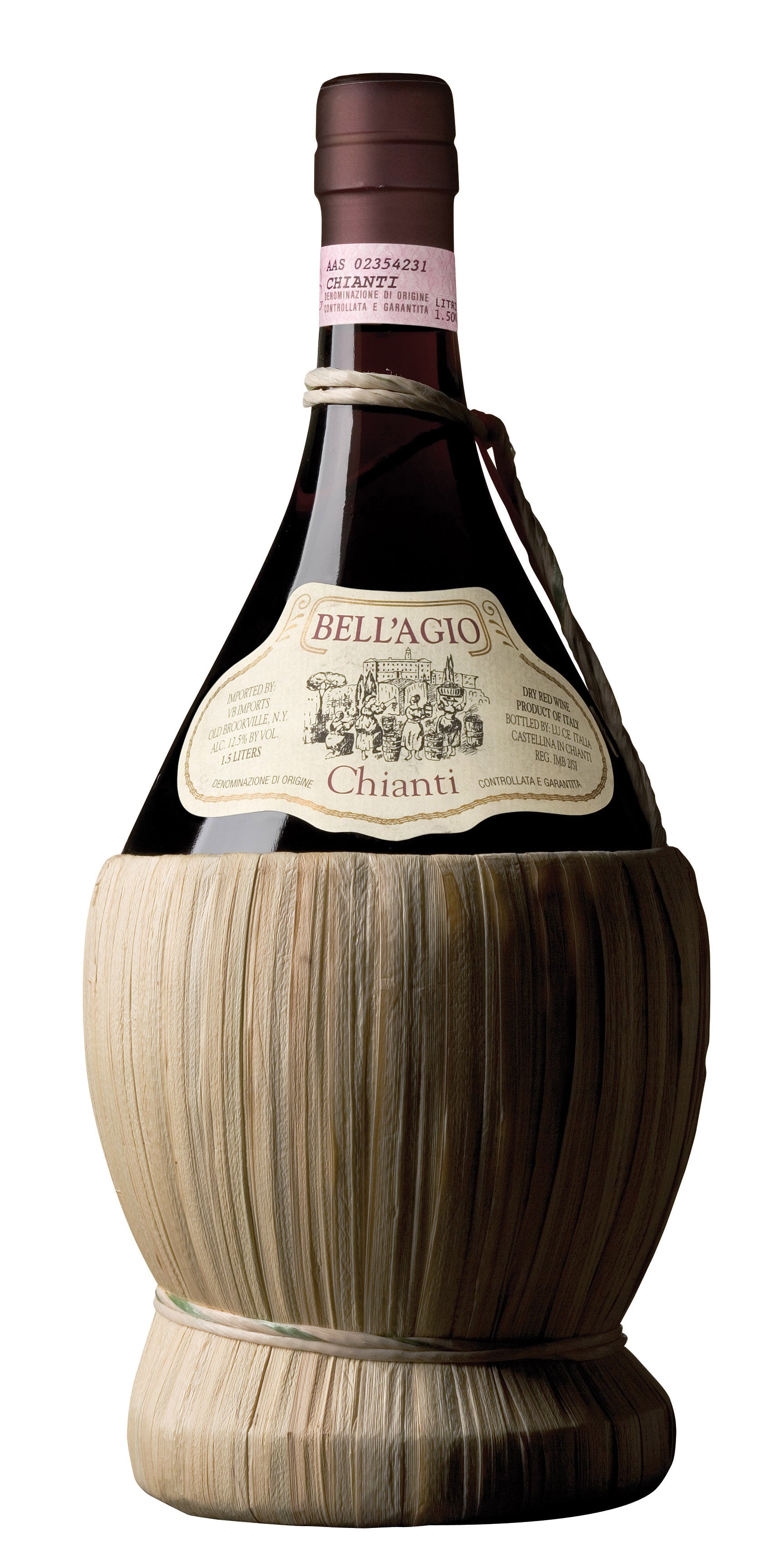 2024 Castello Banfi Bell'Agio Straw Flask, Chianti DOCG, Italy (750ml)