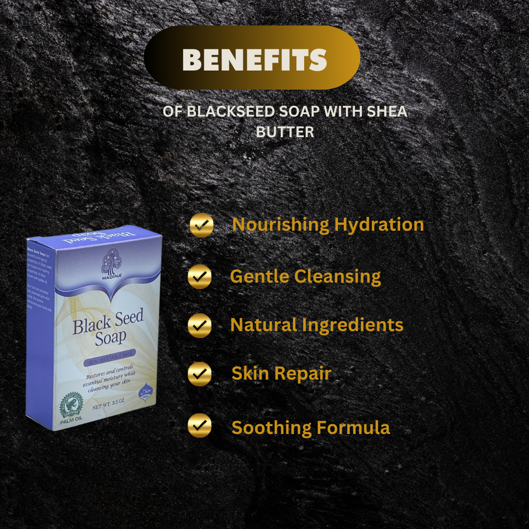 Blackseed Soap With Shea Butter 3 5Oz - Premium Beauty Product