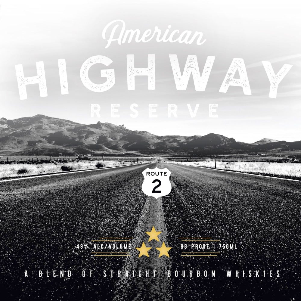 American Highway Reserve Route 2 Bourbon By Brad Paisley , Kentucky, USA (750ml)