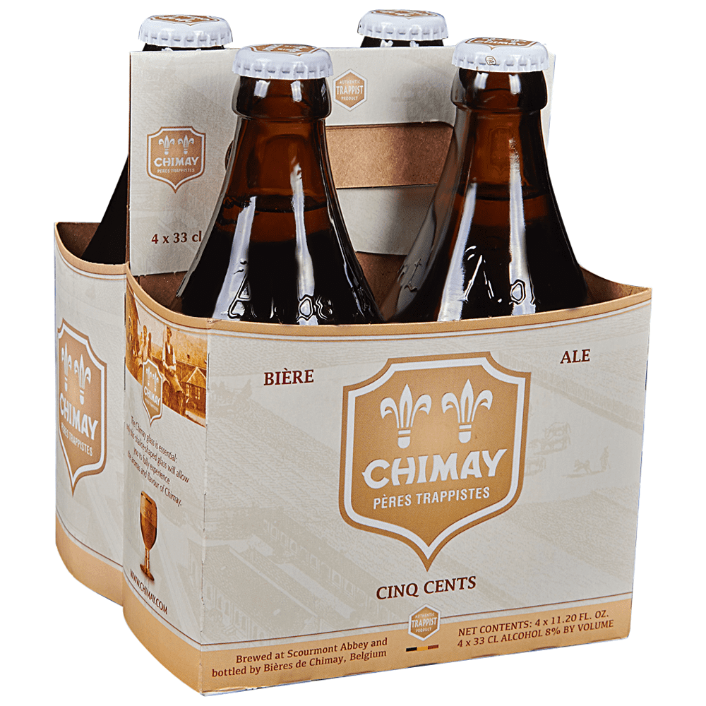 24pk-Chimay "White" Cinq Cents Triple Ale Beer, Belgium (330ml)
