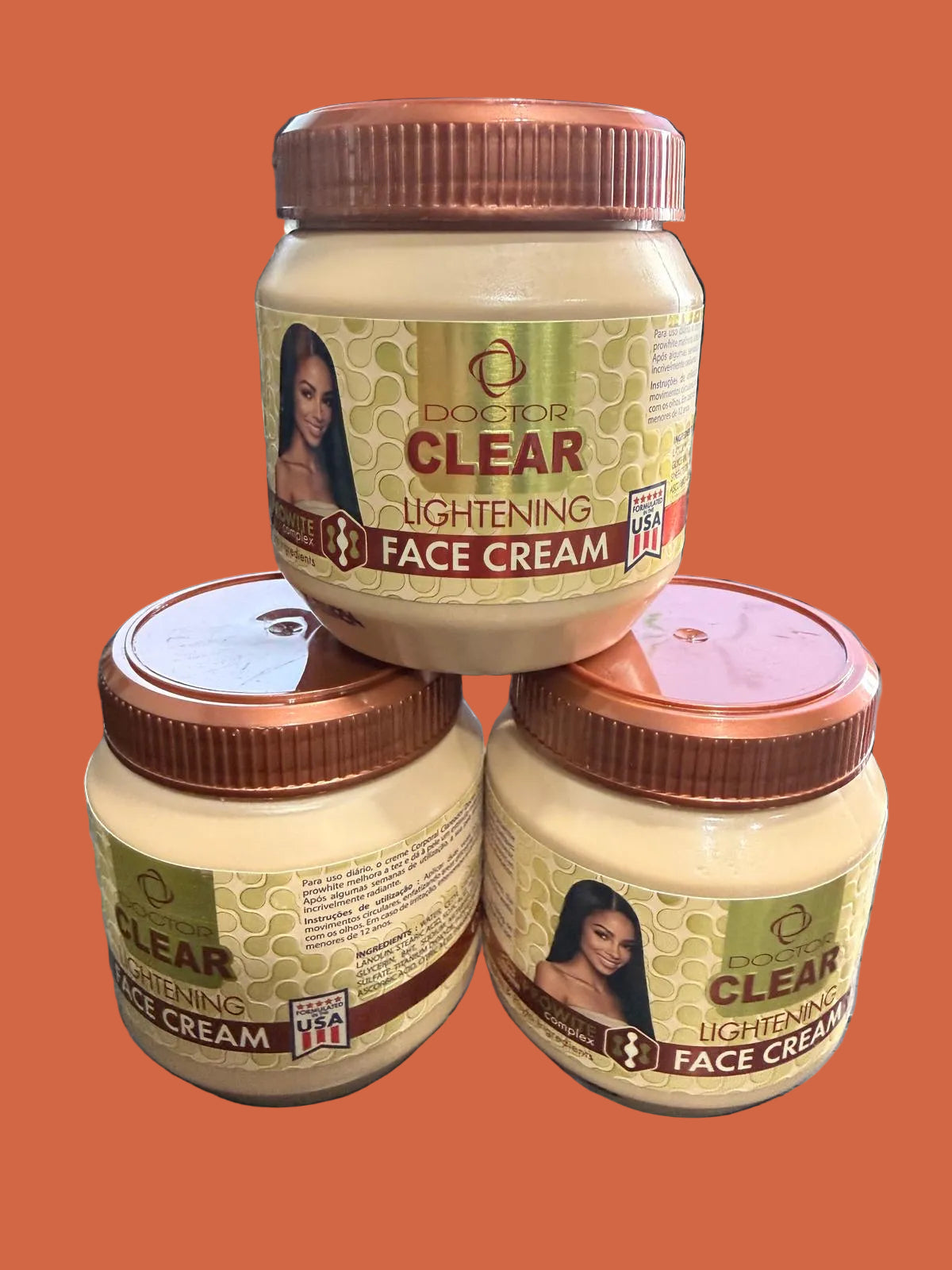 Clear Lightening Face Cream 130 ml Pack of 3 - Premium Beauty Product