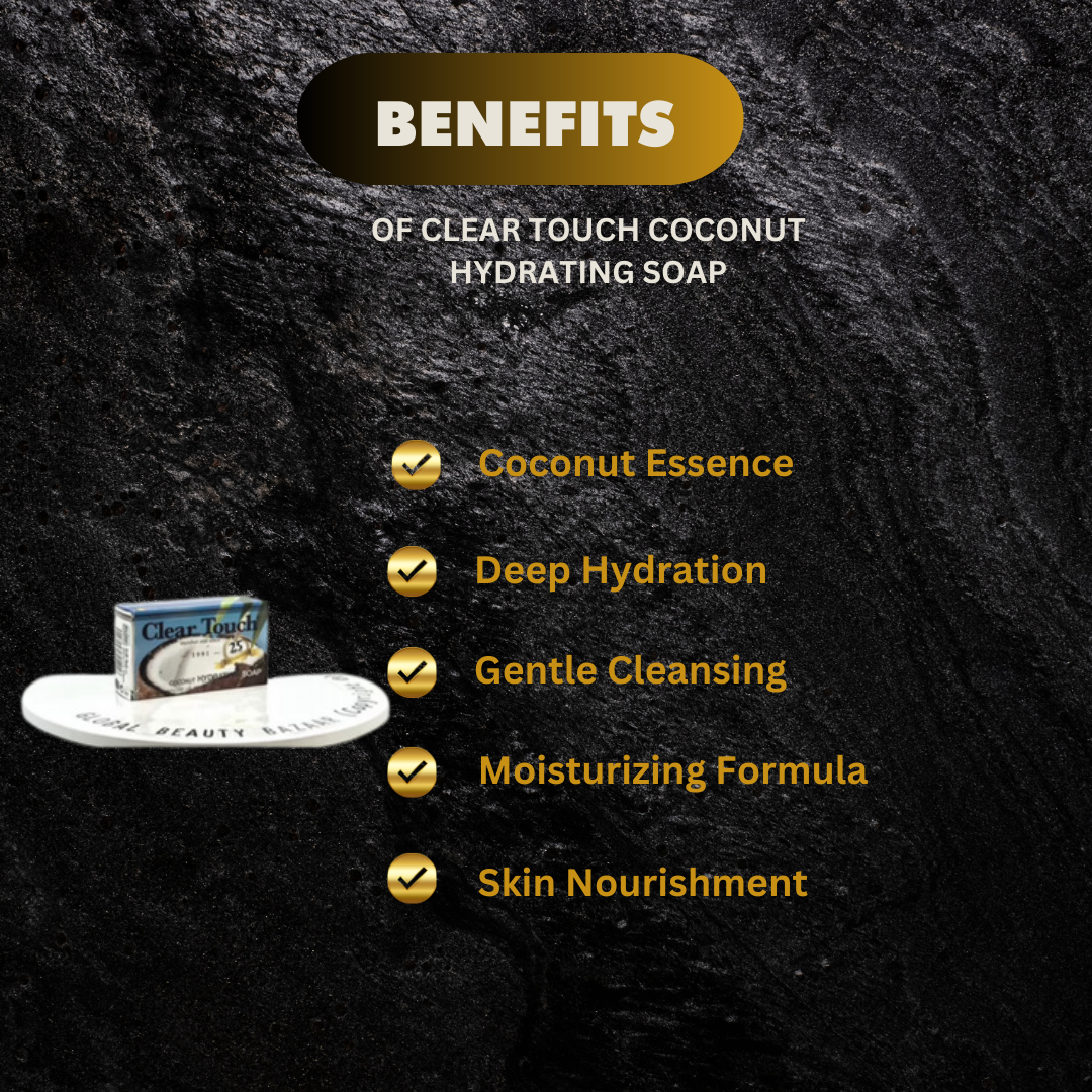 Clear Touch Coconut Hydrating Soap 90 G - Premium Beauty Product