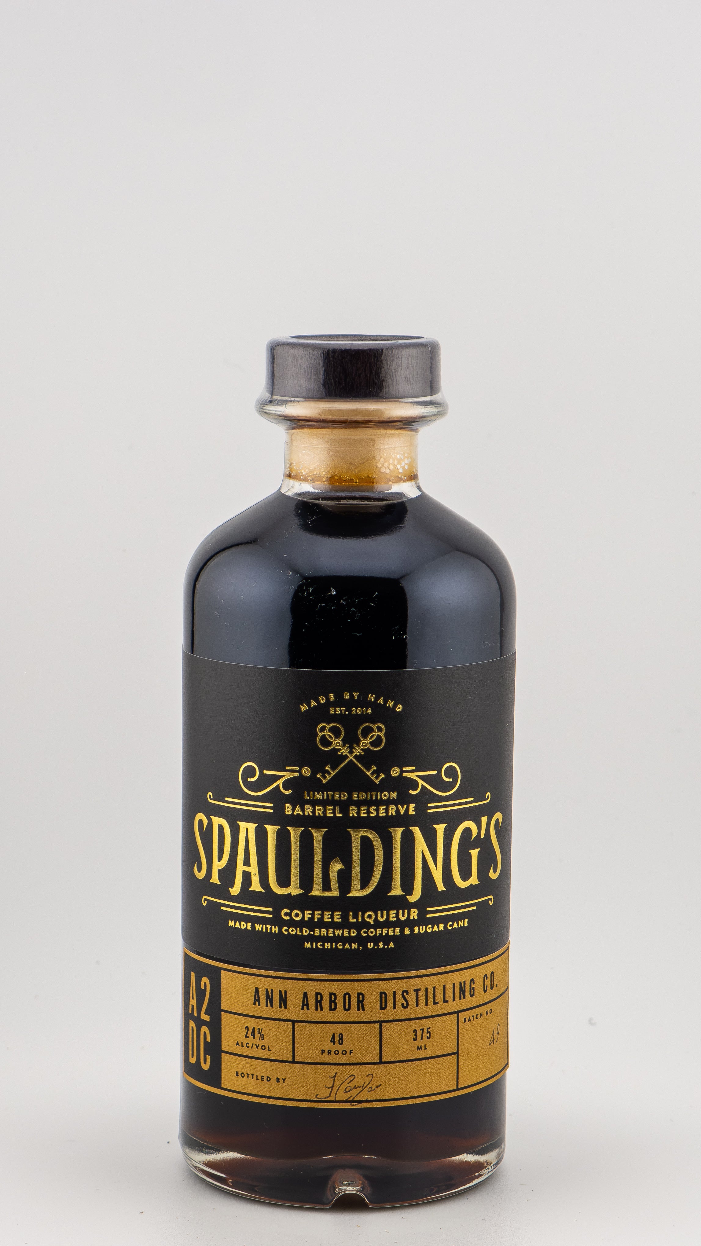 Ann Arbor Distilling Spaulding's Coffee Liqueur, Michigan, USA (375ml)