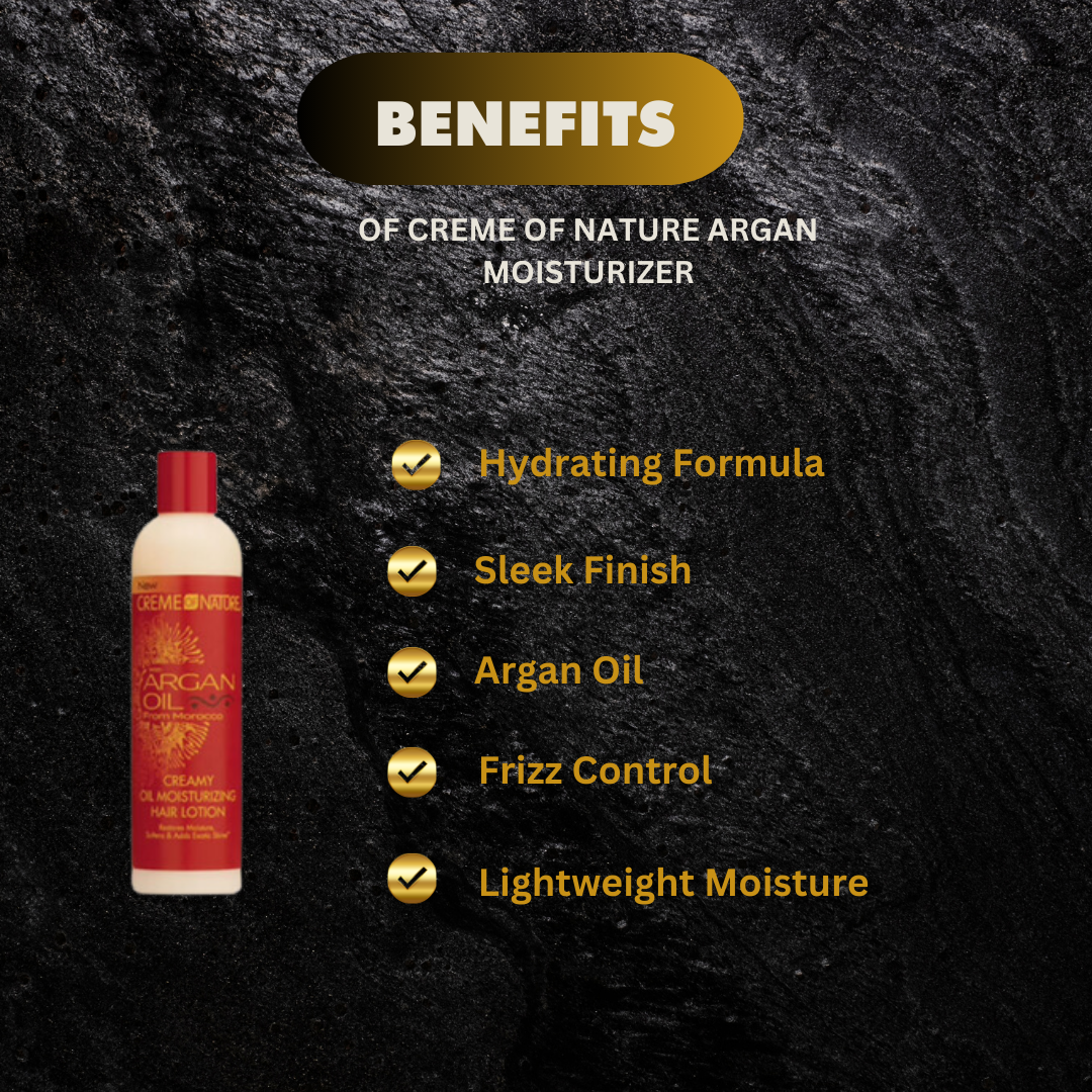 Creme Of Nature Argan Oil Moisturizer 8 45 Oz - Premium Beauty Product