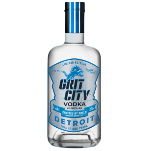 **DETROIT LIONS**  Grit City Vodka, USA (750ml)