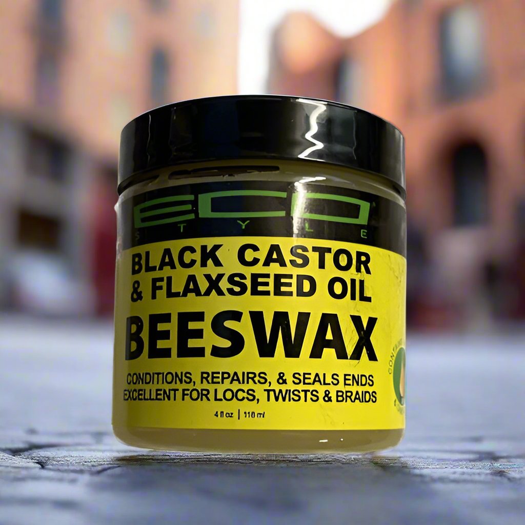 Eco Sytle Black Castor Flaxseed Oil Beeswax - Premium Beauty Product