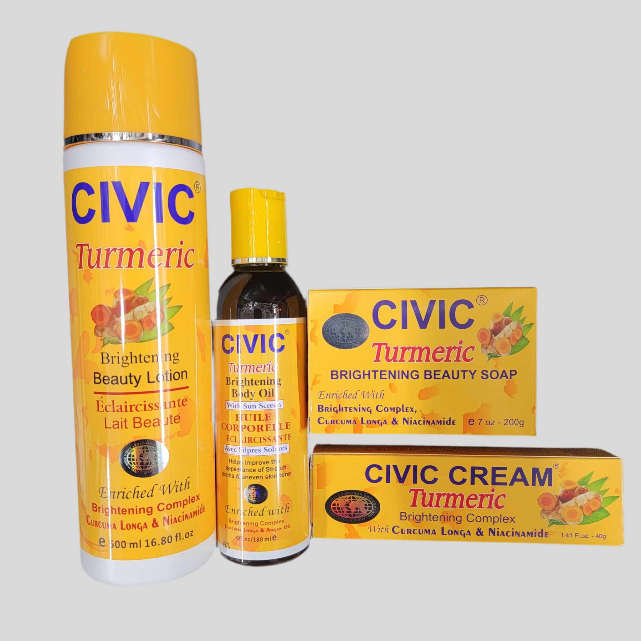 Civic Brightening Turmeric Set - Premium Beauty Product