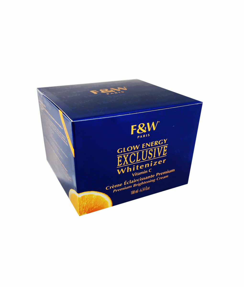 Fair and White Glow Energy Cream 180 ml with Vitamin C - Premium Beauty Product