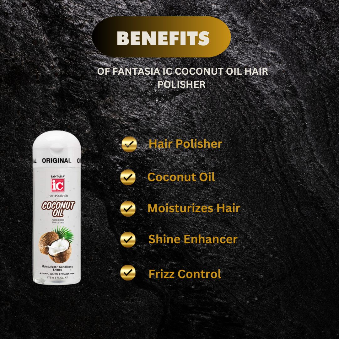 Fantasia Ic Coconut Oil Hair Polisher 6 Oz - Premium Beauty Product